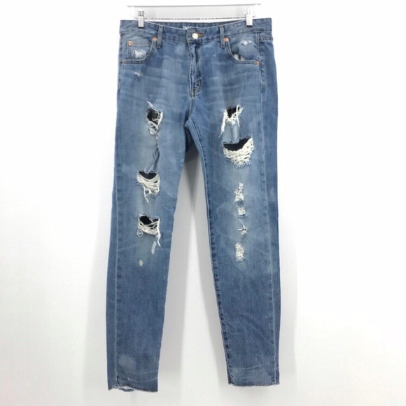 Mossimo Supply Co. Denim - Mossimo Boyfriend Ripped/Distressed Jeans 10/30